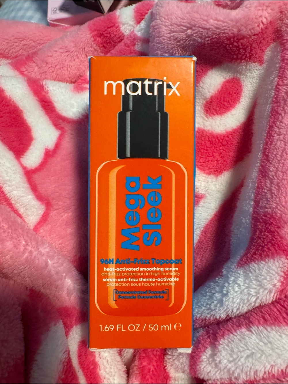 Matrix Mega Sleek 96H Anti-Frizz Topcoat - Full Size 1.69oz New